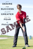 Vertical- Desire motivational poster12x18SAMPLEWORDS