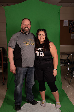 Cheyenne Sammons and coach